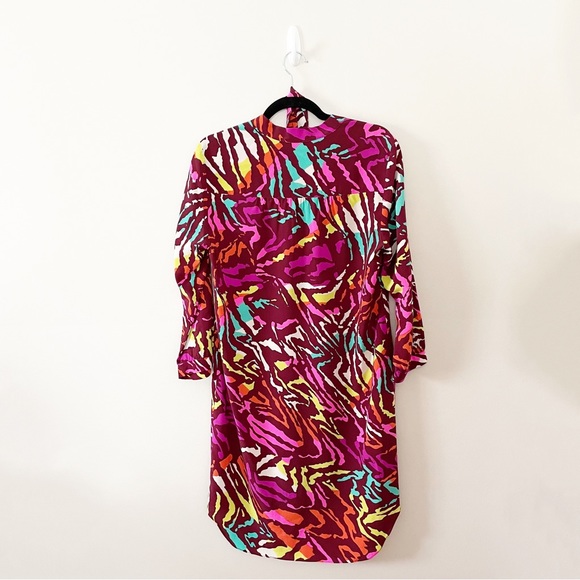 Amanda Uprichard Silk Multicolor Zebra Dress - Picture 6 of 6